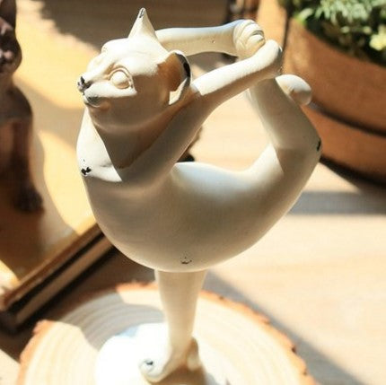 Cat Yogi Statue