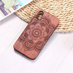Mandala Wooden Phone Case