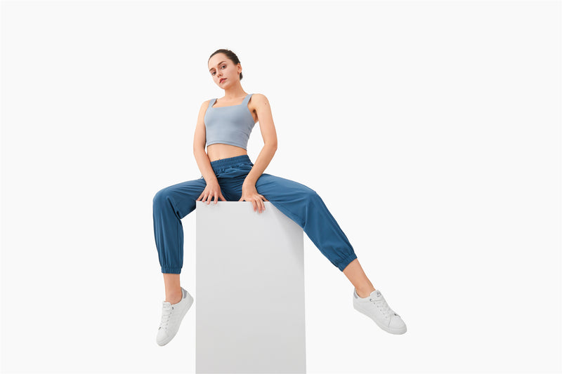 Comfy-or-Nothing High-Waist Joggers with Zip Pocket-Akari Athleisure