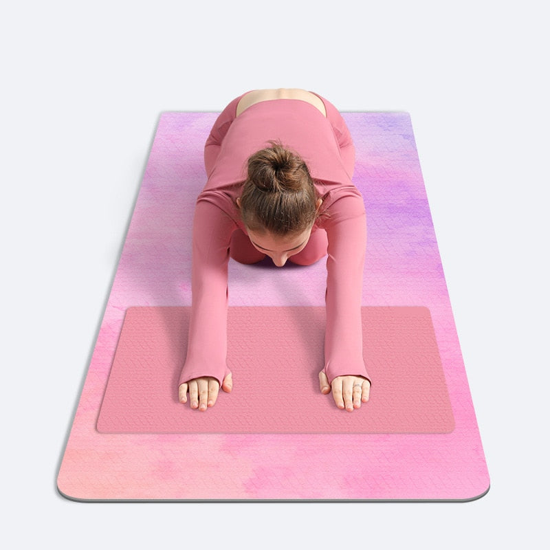 Watercolor Prints 6mm Yoga Mat
