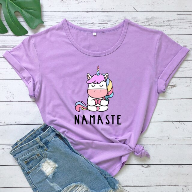 Unicorn Namaste T-shirt