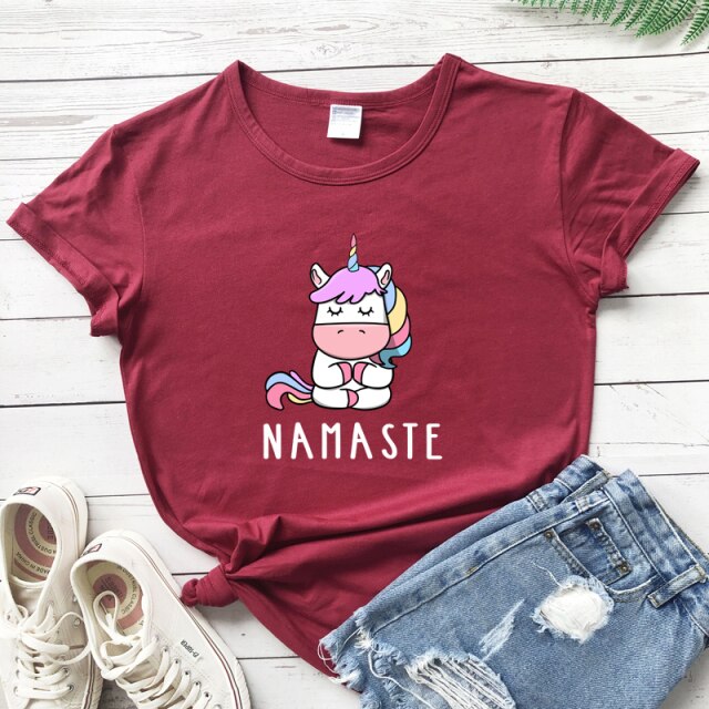 Unicorn Namaste T-shirt