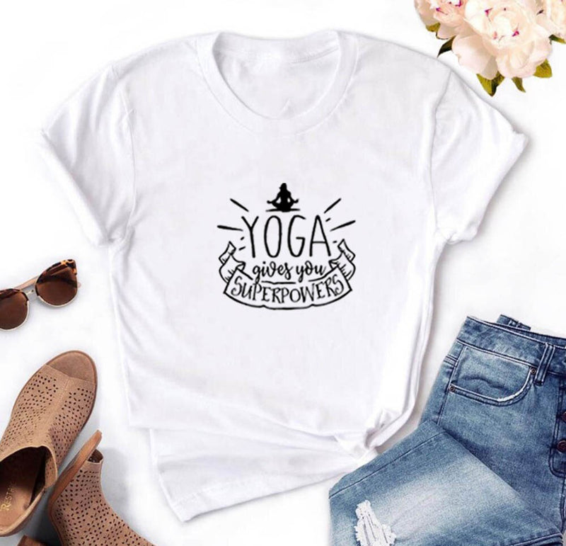 Yoga Gives You Superpowers T-shirt