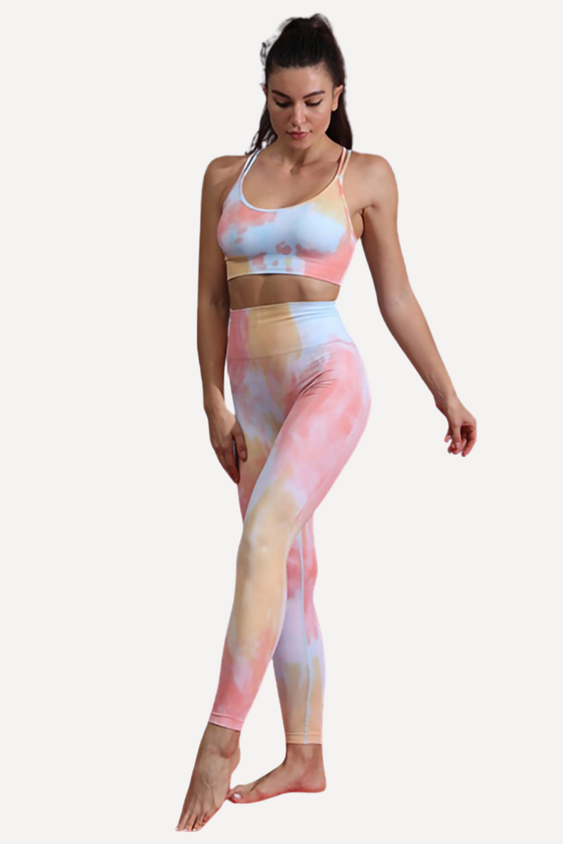 Unicorn Kumo™ Tie-Dye Designer Bra + Leggings Set