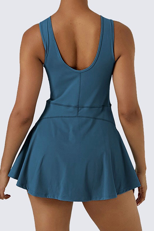 Kumo™ One-Piece Tennis Dress - High Neck