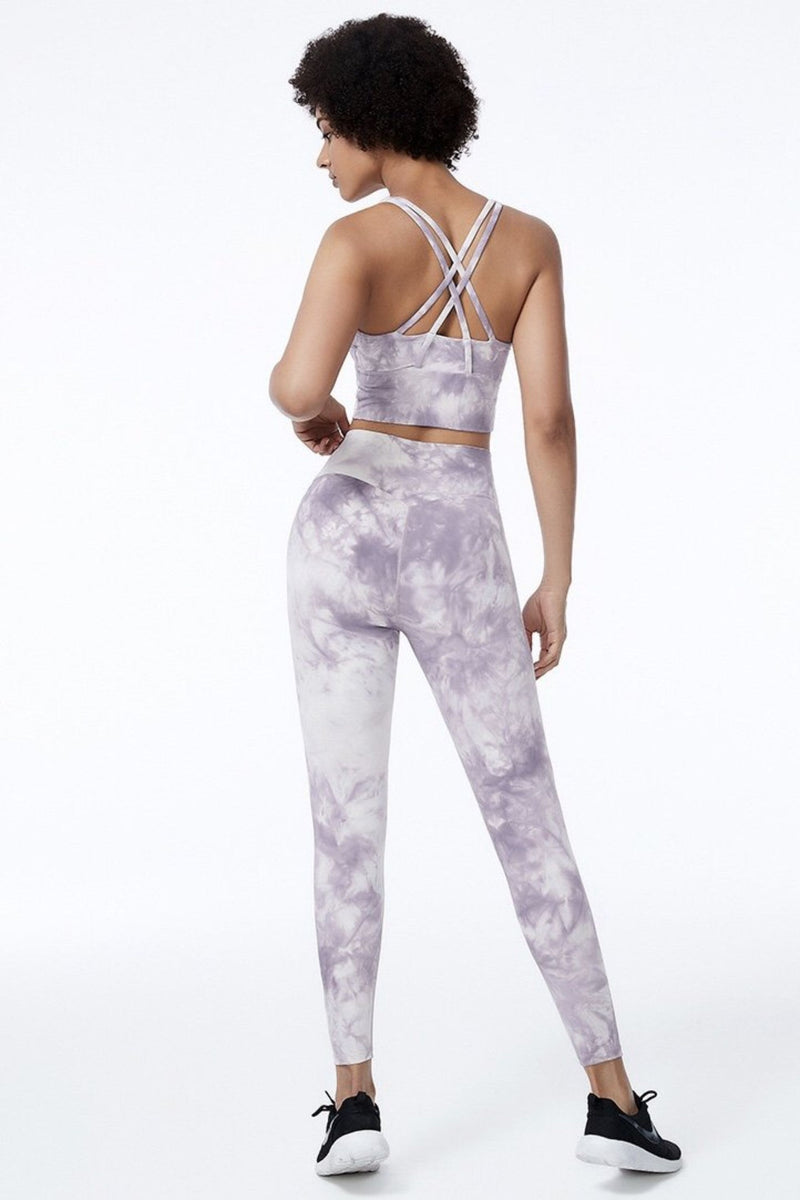 Olivia Kumo™ Tie-Dye Longline Sports Bra – Akari Yoga